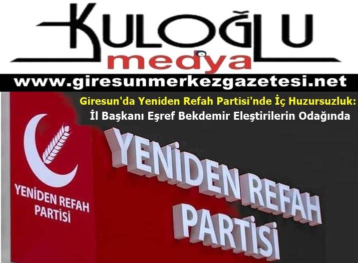 Eşref Bekdemir Eleştirilerin Odağında