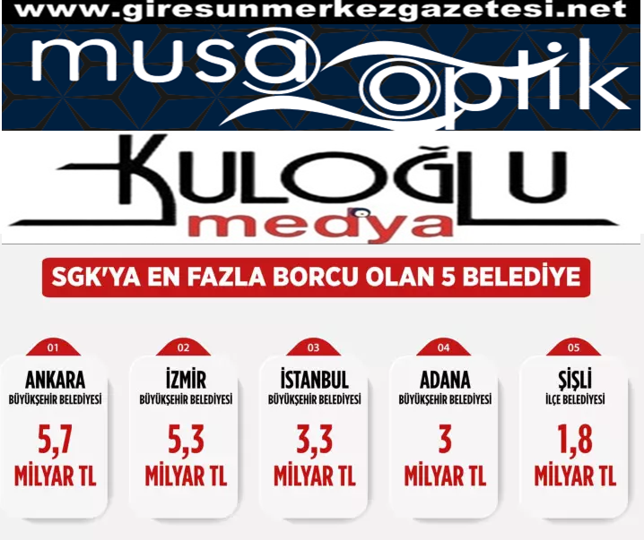 Belediyelere SGK Borçları İçin 