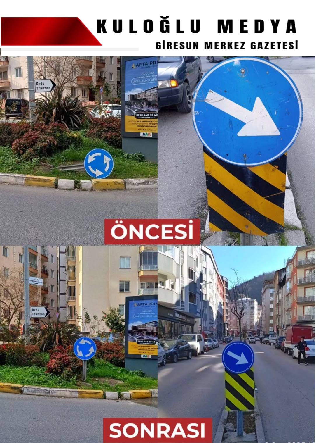 Giresun Belediyesi Zabıta ekiplerinden 