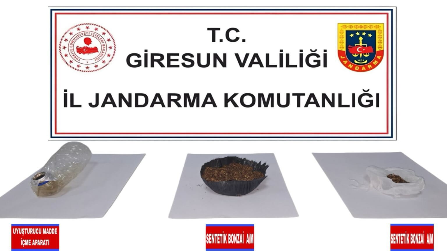 Bulancak'ta Uyuşturucu Operasyonu