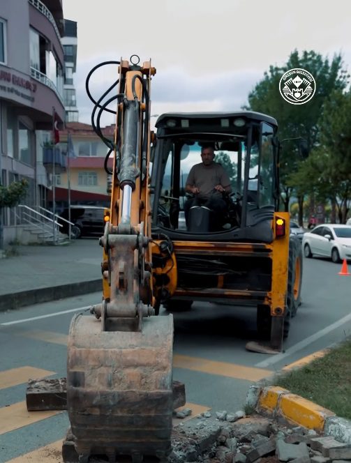 Giresun Belediyesi'nden Engelsiz  Kaldırım 