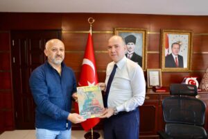 KÜRESEL GAZETECİLER KONSEYİ GİRESUN İL TEMSİLCİSİ MUSTAFA DEMİR’DEN VALİ SERDENGEÇTİ’YE ZİYARET