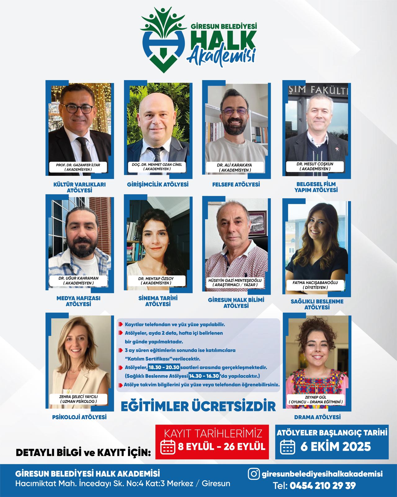 Giresun Belediyesi Halk Akademisi