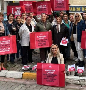 CHP’Lİ KADINLAR GİRESUN’DA YOKSULLUĞA KARŞI SES YÜKSELTTİ