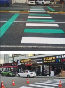 Zafer Akgün yaya geçitleri