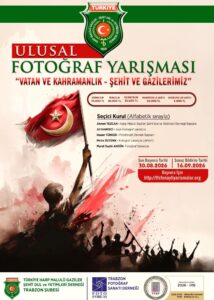 TÜRKİYE HARP MALULÜ GAZİLER ŞEHİT DUL VE YETİMLERİ DERNEĞİNDEN ULUSAL FOTOĞRAF YARIŞMASI