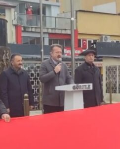 ZAFER PARTİSİ GÖRELE İLÇE BAŞKANI EKİZ’DEN BAYRAK VURGUSU