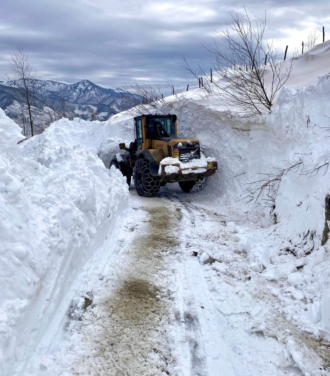 Giresun’un yüksek kesimlerinde kar