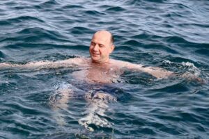 Serdengeçti’nin kış mevsiminde deniz