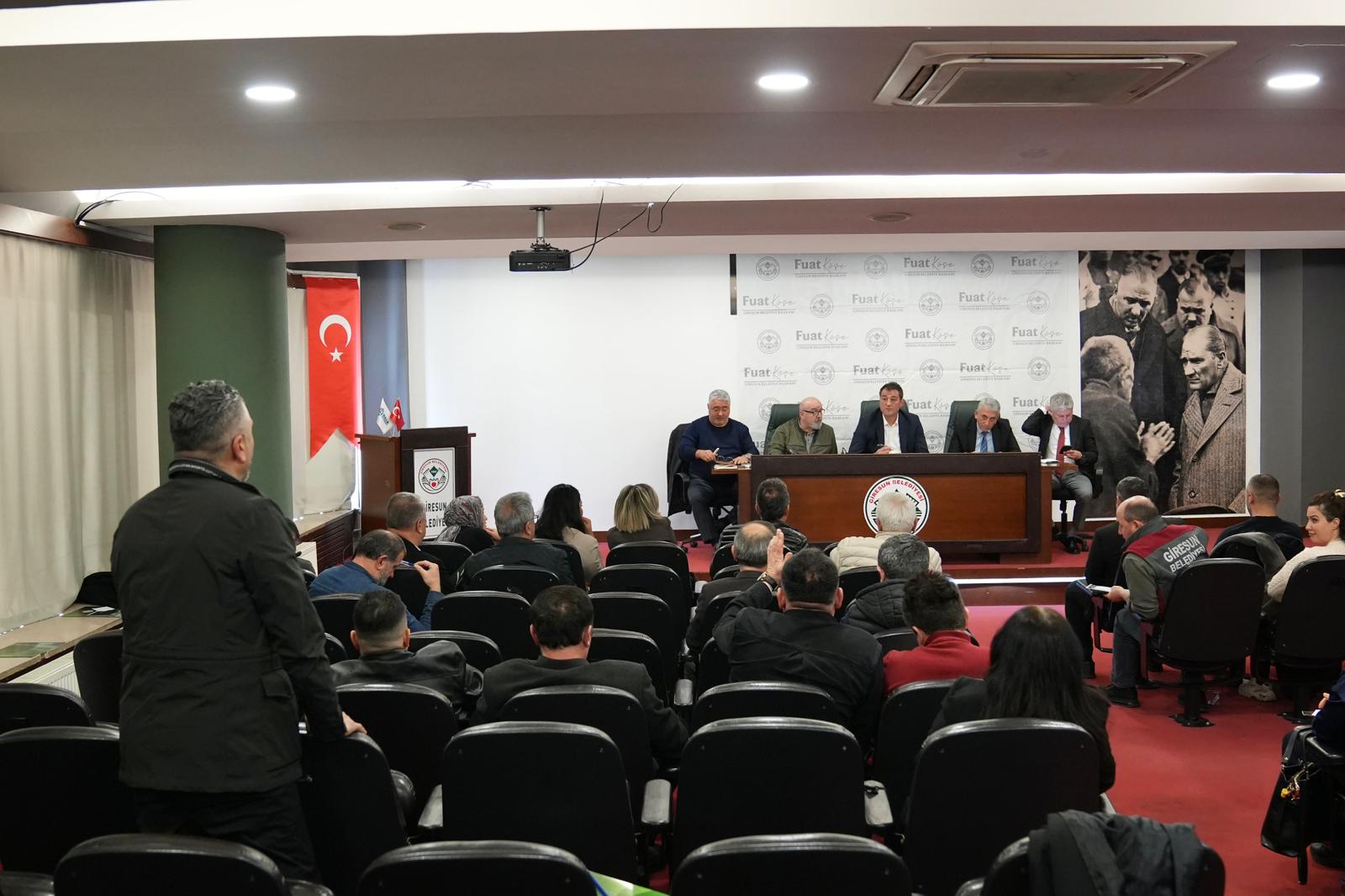 Fuat Köse mahalle muhtarlarıyla