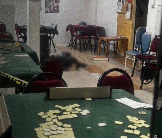 Giresun’un Keşap ilçesinde  kahvehanede