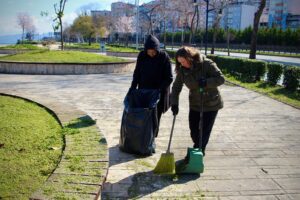Bahçeler Müdürlüğü ekipleri