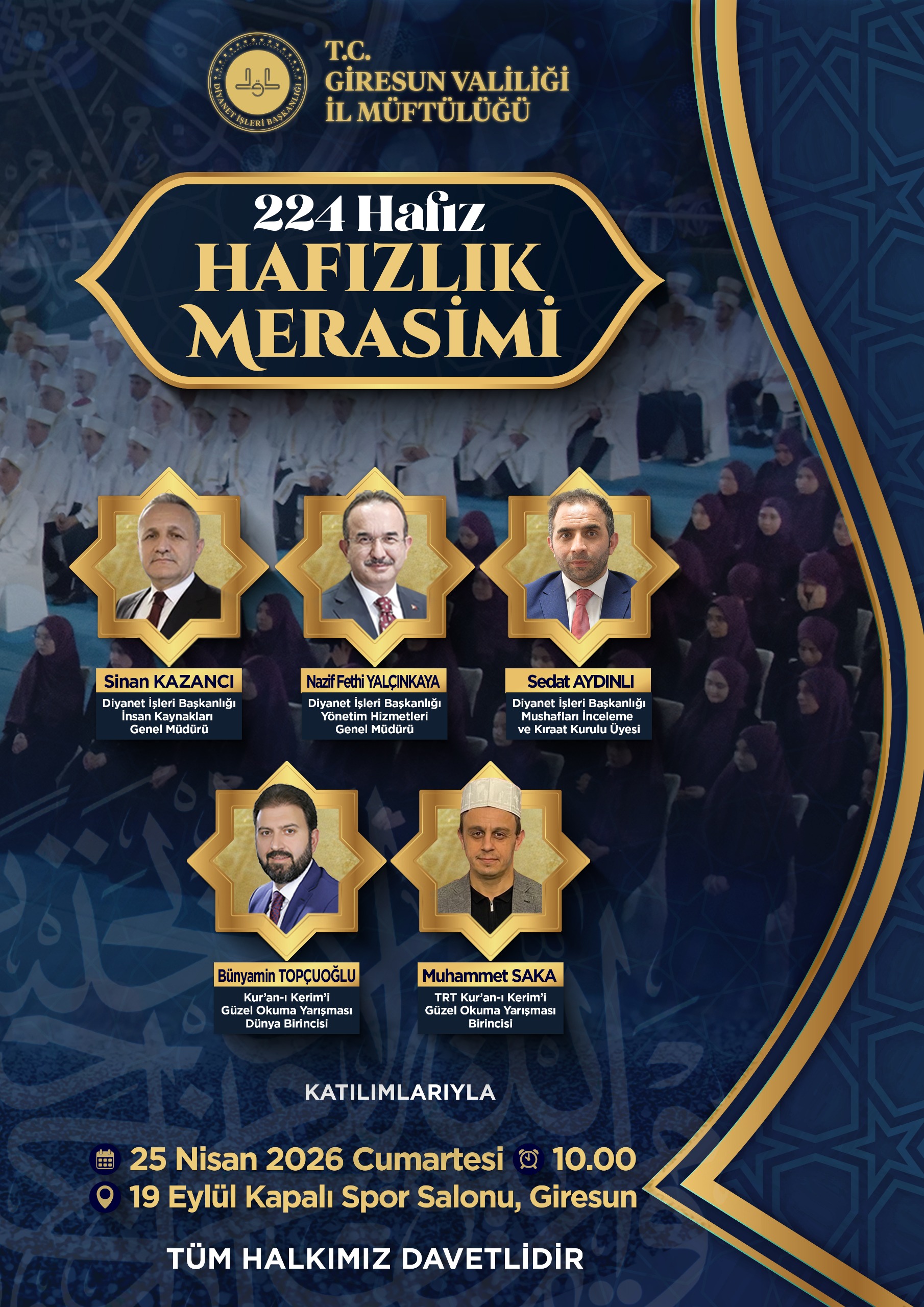 224 Hafız Hafızlık Merasimi