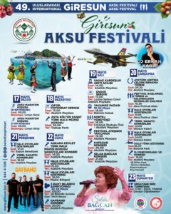 ULUSLARARASI GİRESUN AKSU FESTİVALİ İÇİN GERİ SAYIM BAŞLADI