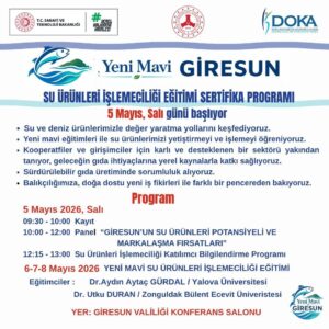 Giresun’un “Yeni Mavi” Dönemi Başlıyor: Deniz Ürünleri Markalaşıyor!