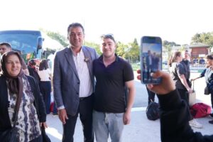 BAYRAM DÖNÜŞÜNDE OTOGARDA YOĞUNLUK: FUAT KÖSE VATANDAŞLARI UĞURLADI