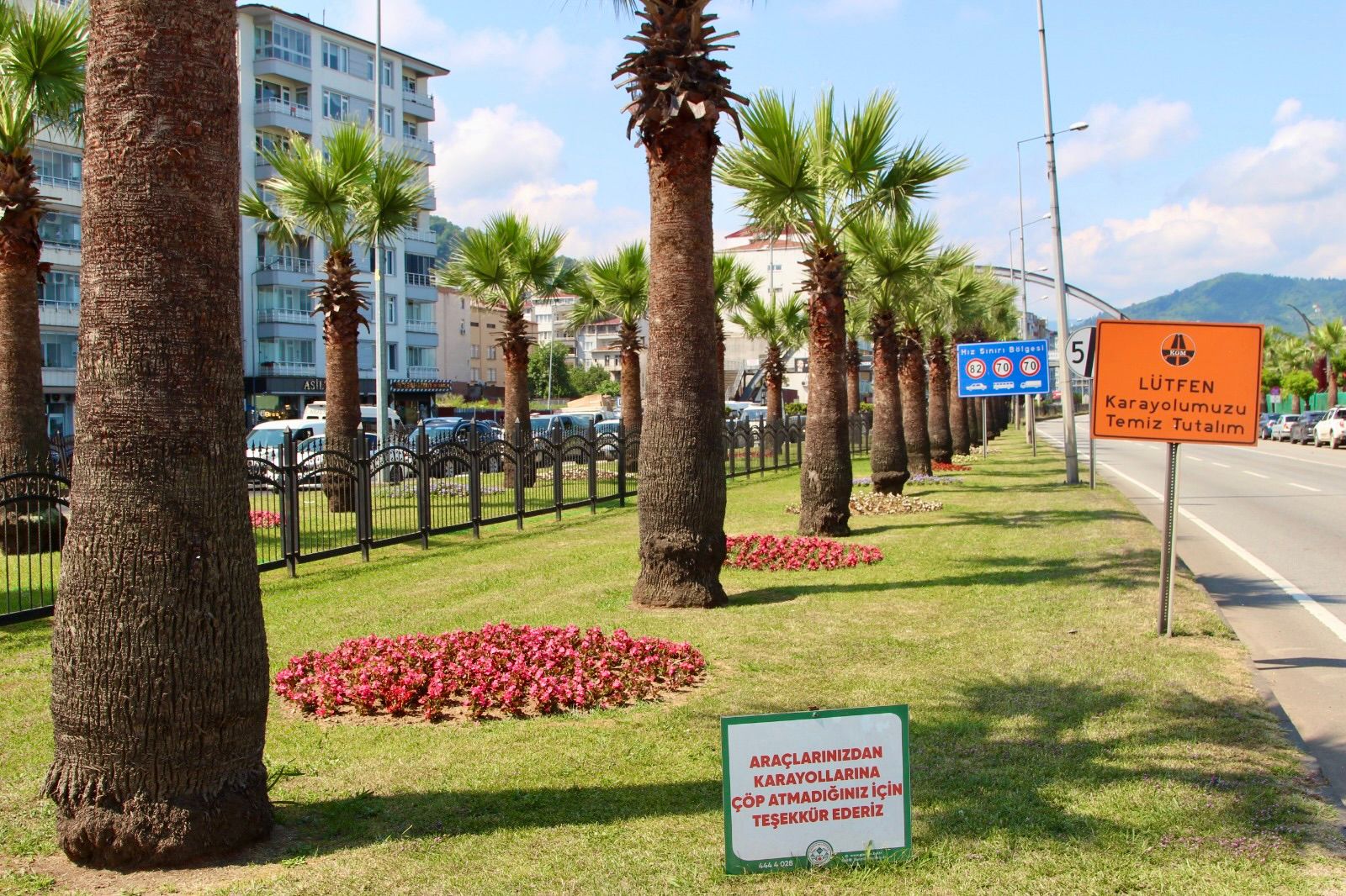 Giresun Belediyesi peyzaj çalışmaları