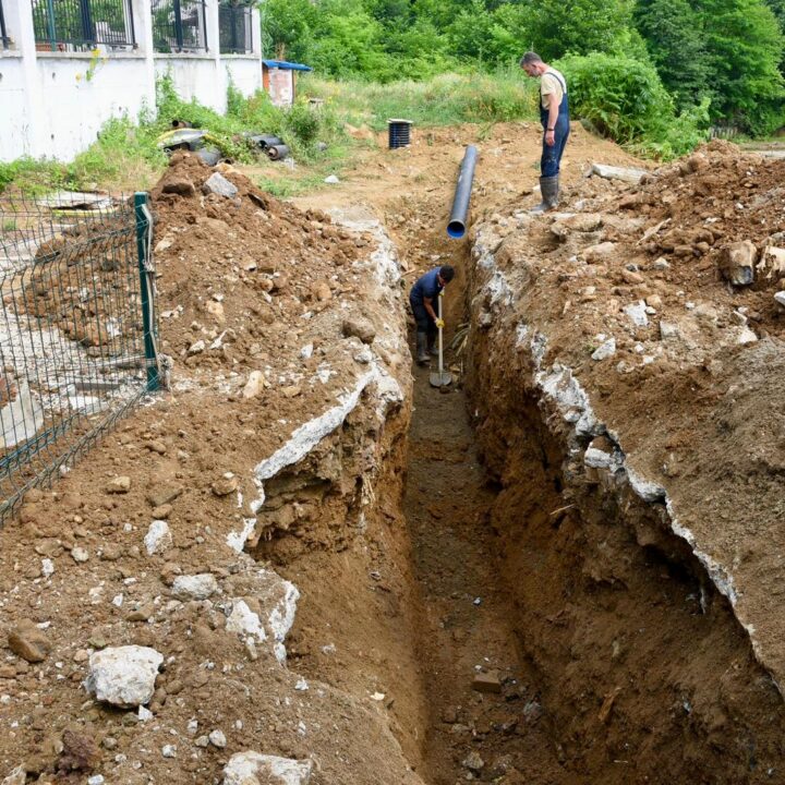 GİRESUN’DA GAZİLER MAHALLESİ’NE YENİ KANALİZASYON HATTI