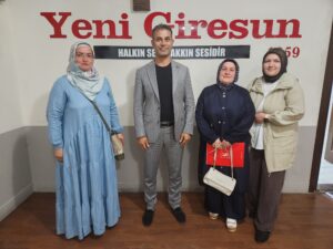 YENİDEN REFAH PARTİSİ KADIN KOLLARI’NDAN YENİ GİRESUN GAZETESİ’NE ZİYARET