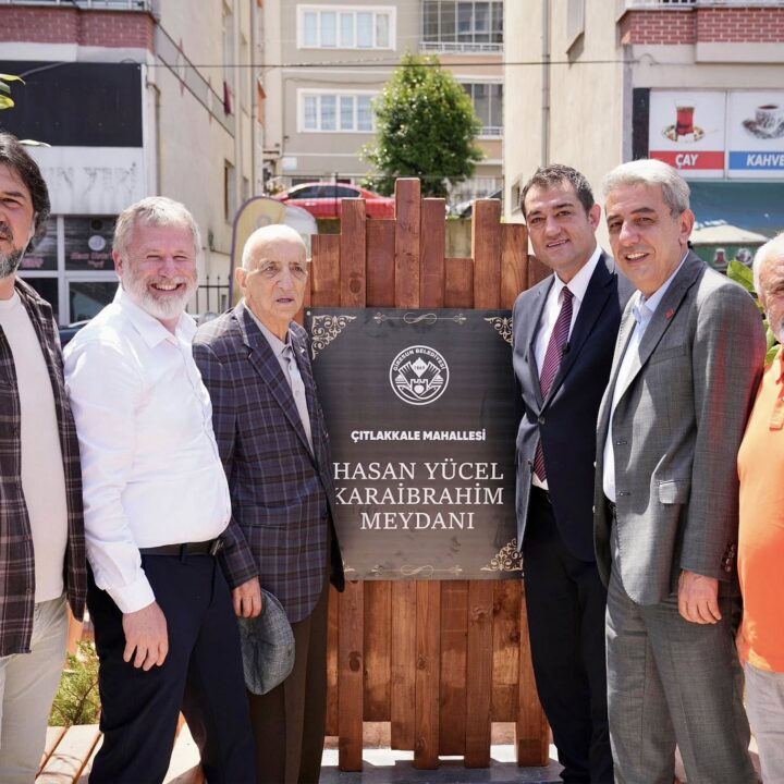 HASAN YÜCEL KARAİBRAHİM MEYDANI” HİZMETE SUNULDU