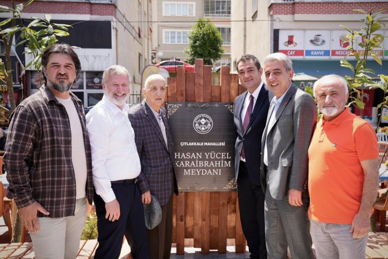 HASAN YÜCEL KARAİBRAHİM MEYDANI” HİZMETE SUNULDU