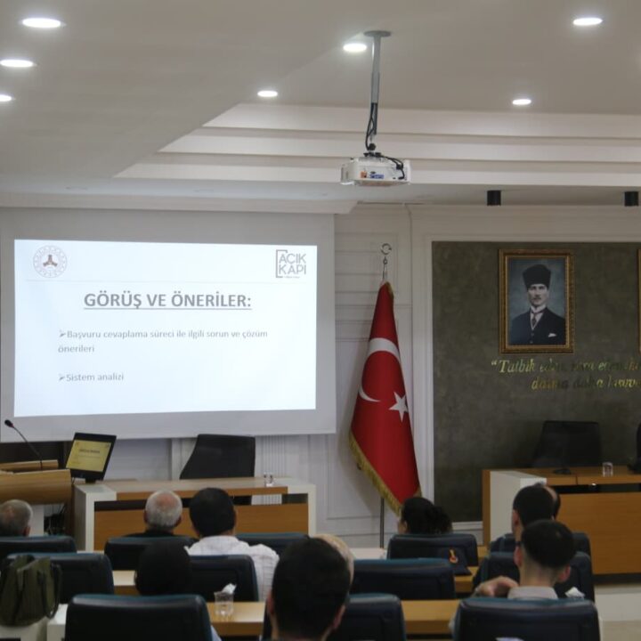 Açık Kapı Projesi Değerlendirme Toplantısı Gerçekleştirildi