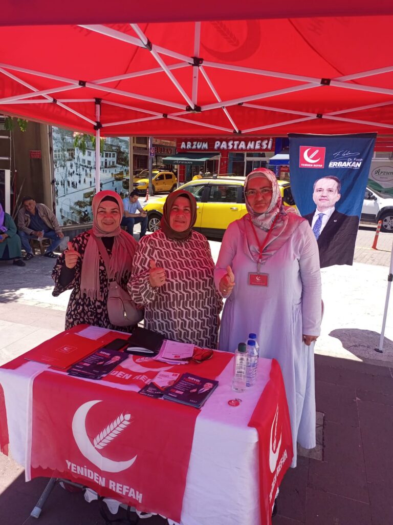 GİRESUN’DA YENİDEN REFAH PARTİSİ KADIN KOLLARININ ÇALIŞMALARI ÜYE SAYISINI ARTIRDI