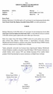 ZAFER PARTİSİ’NİN ÖNERGESİ KABUL EDİLDİ: TUANA ELİF’İN ADI PARKA VERİLDİ