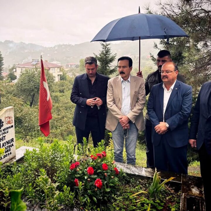 KONAL, YILMAZ VE DEMİRAL’DAN ŞEHİT SELAMİ AYNUR’A VEFA