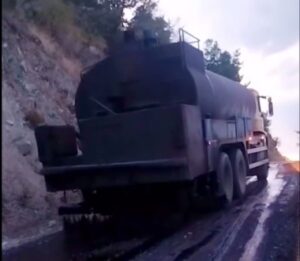 ÇAMOLUK YUSUFELİ KÖYÜ YOLUNDA ULAŞIM ÇALIŞMASI SÜRÜYOR