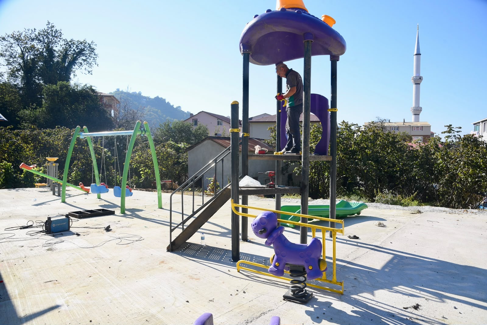 Aydınlar Mahallesi’nde ilk park